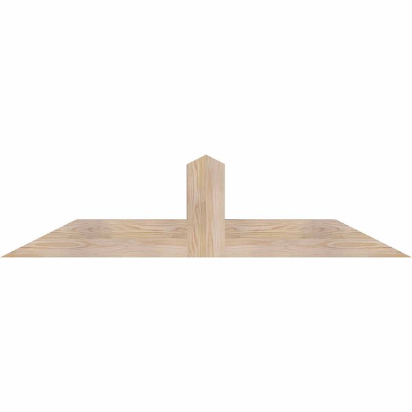Ekena Millwork Portland Smooth Timber Gable Bracket, Douglas Fir, 60"W x 15"H x 5 1/2"D x 5 1/2"F, 6/12 Pitch GBW060X15X0606POR00SDF - main